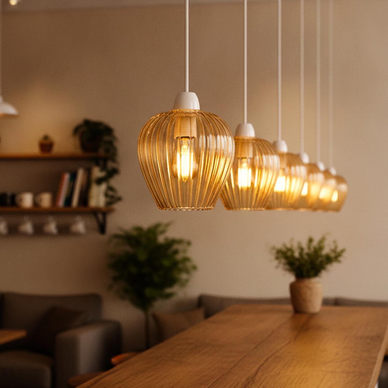 lampshades black retro light