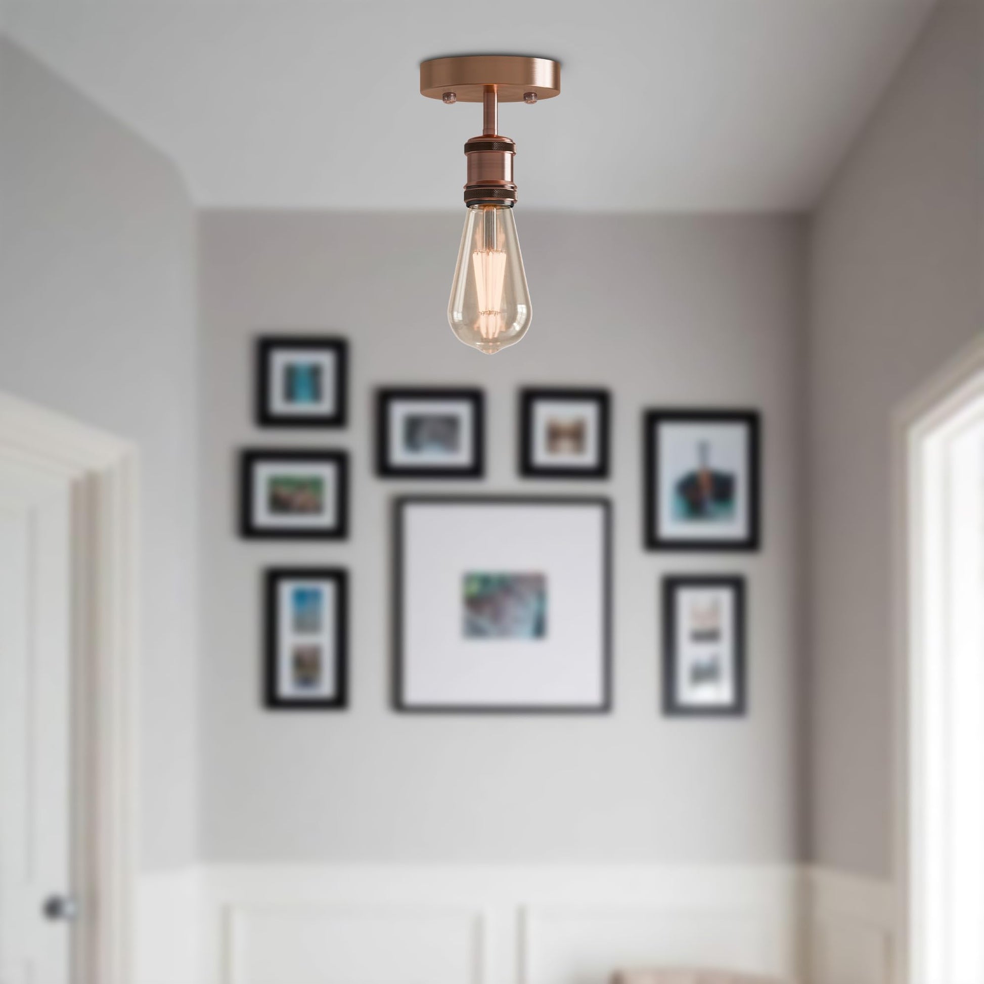 head ceiling retro e27 living