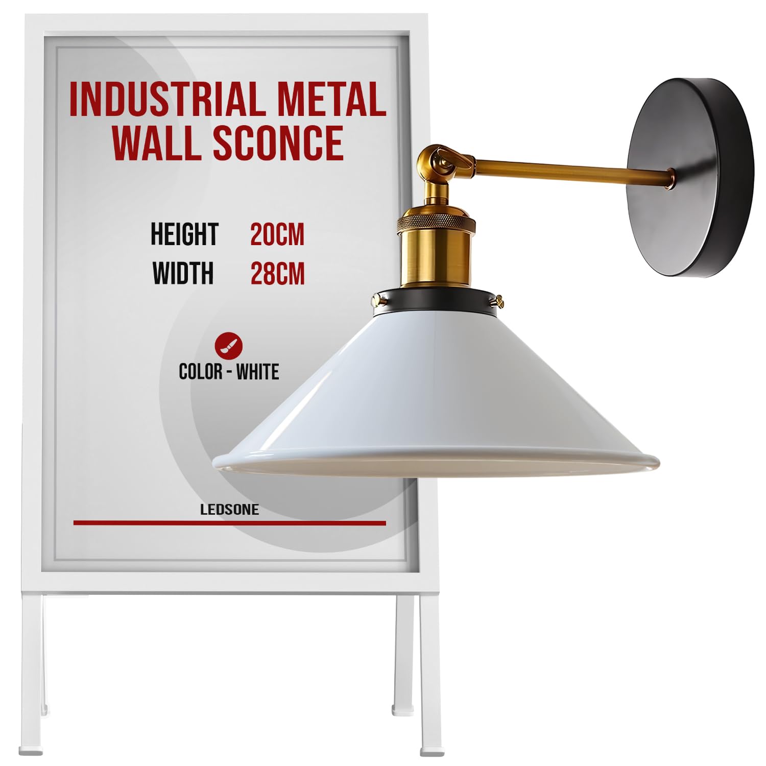 wall solar for lights vintage