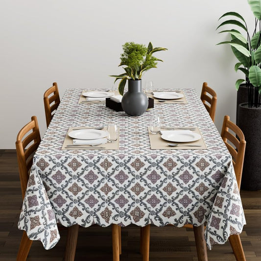 modern 150x110cm Rectangular printed tablecloth for decor ~5536