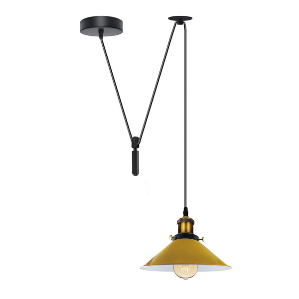 Industrial Retro LED Ceiling Light ~6310 – Yellow