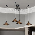 4 Bulb Octopus Ceiling Light E27 2M Long ~6730