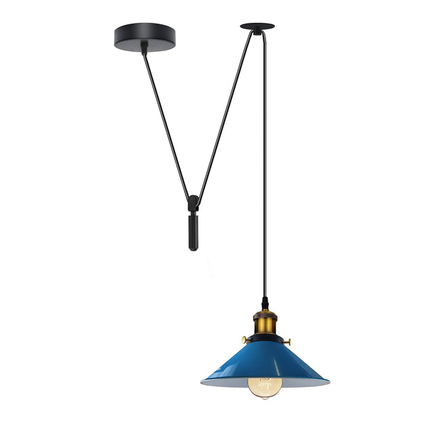 Industrial Retro LED Ceiling Light ~6310 – Blue
