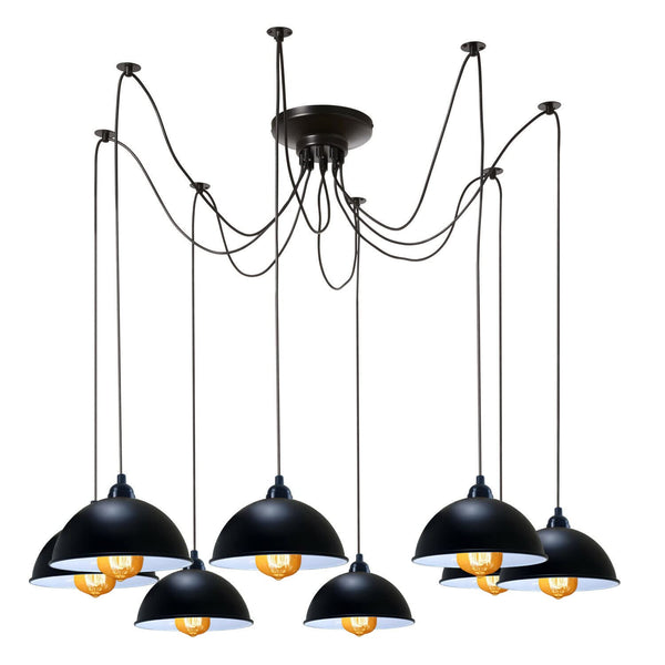 8 Bulb 2m Fluming Spider Pendant Light ~6270 – Yes
