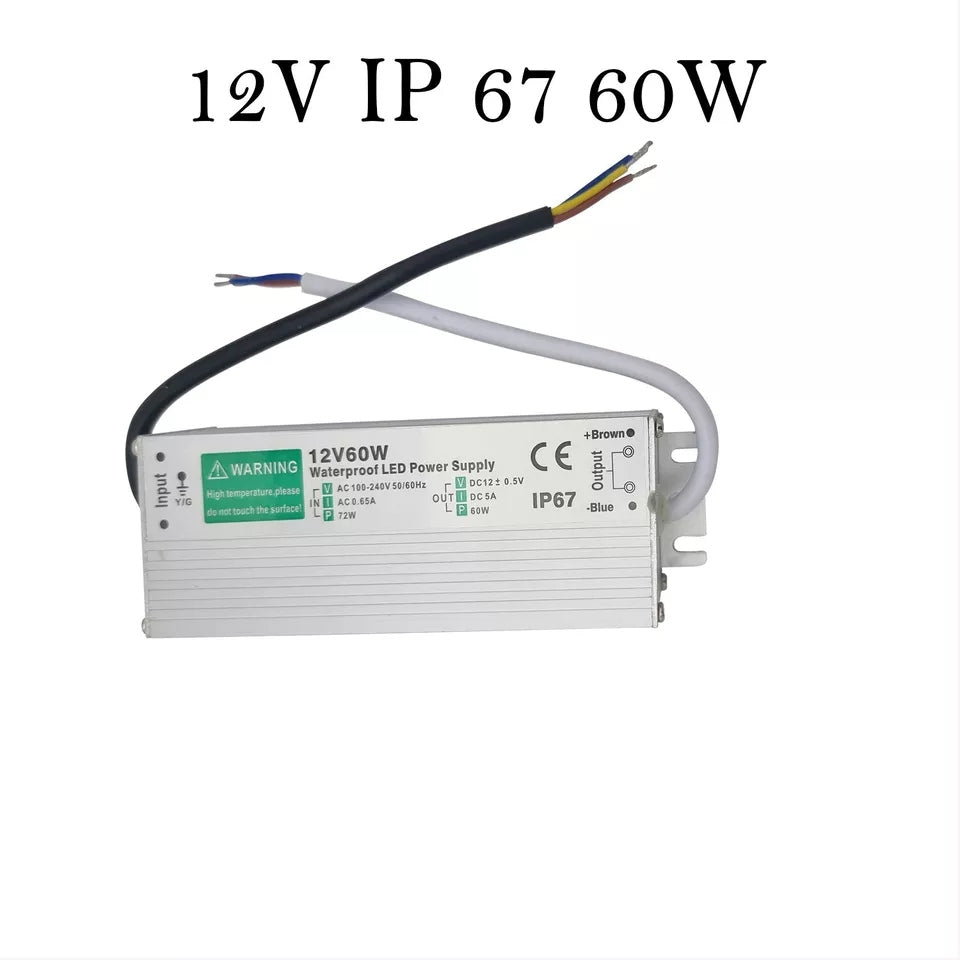 LEDSone 12V Trafo Netzteil IP67 Wasserdicht – Für LED-Stripes Bis 350W