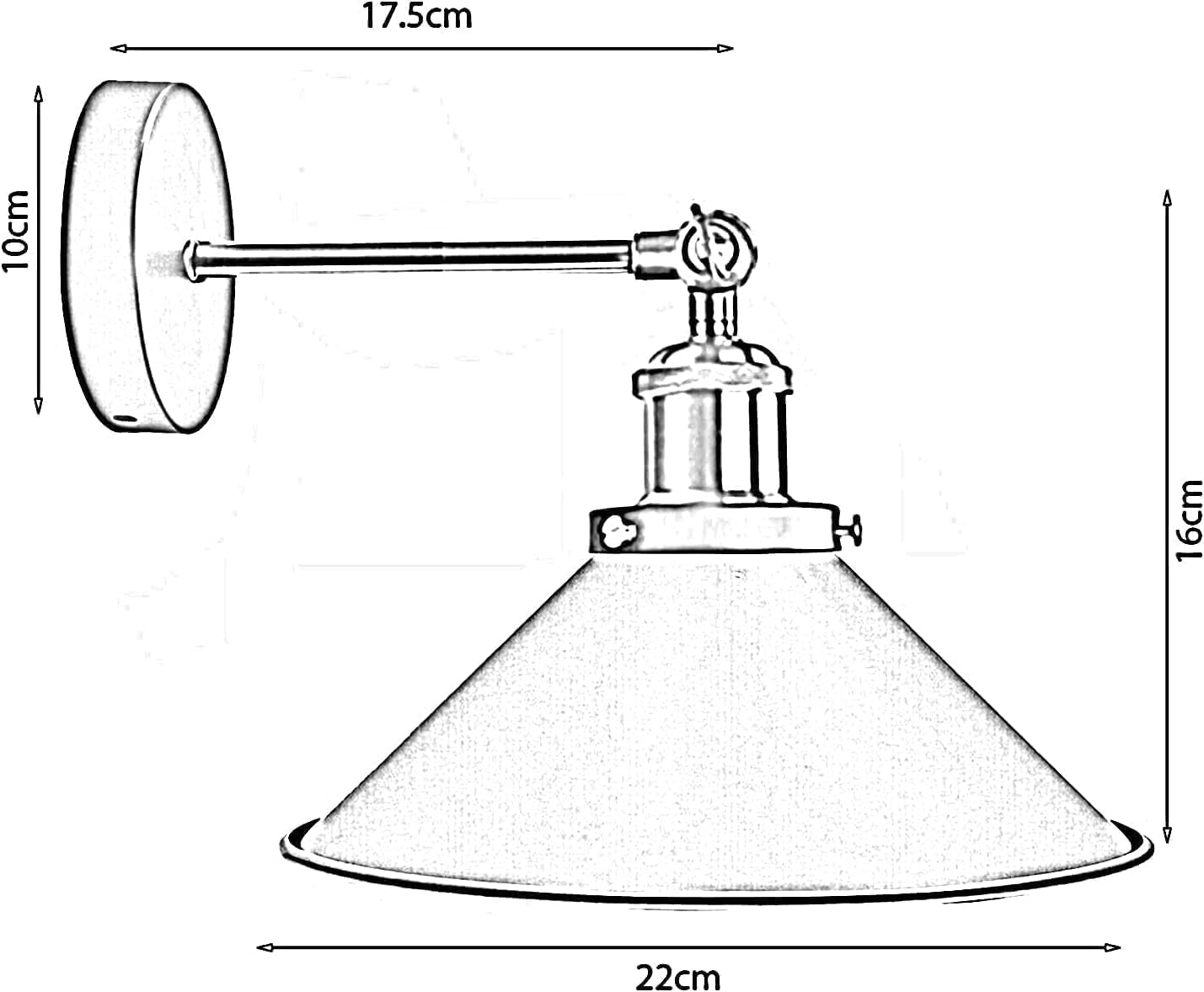 light arm vintage lighting
