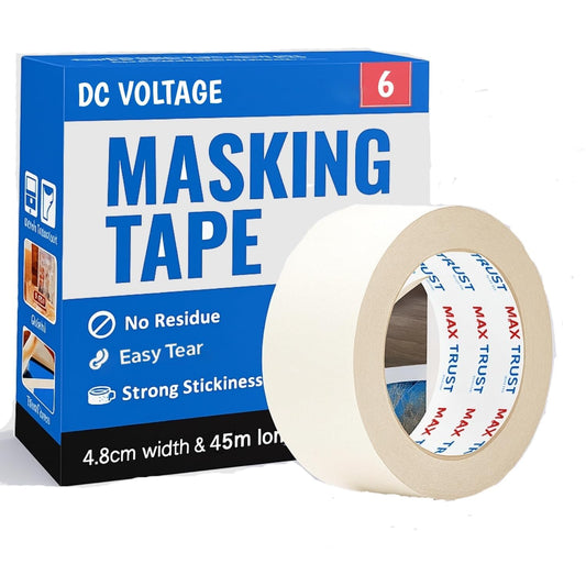 Afplaktape voor schilders, eenvoudig te verwijderen, strakke lijnen ~5216
