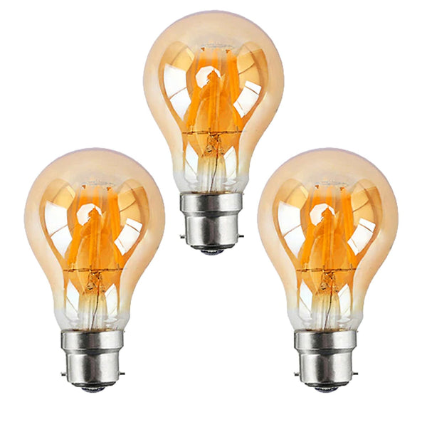 Energy Saving LED Filament Bulbs ~6380 – 3 / Warm white 8 Watts