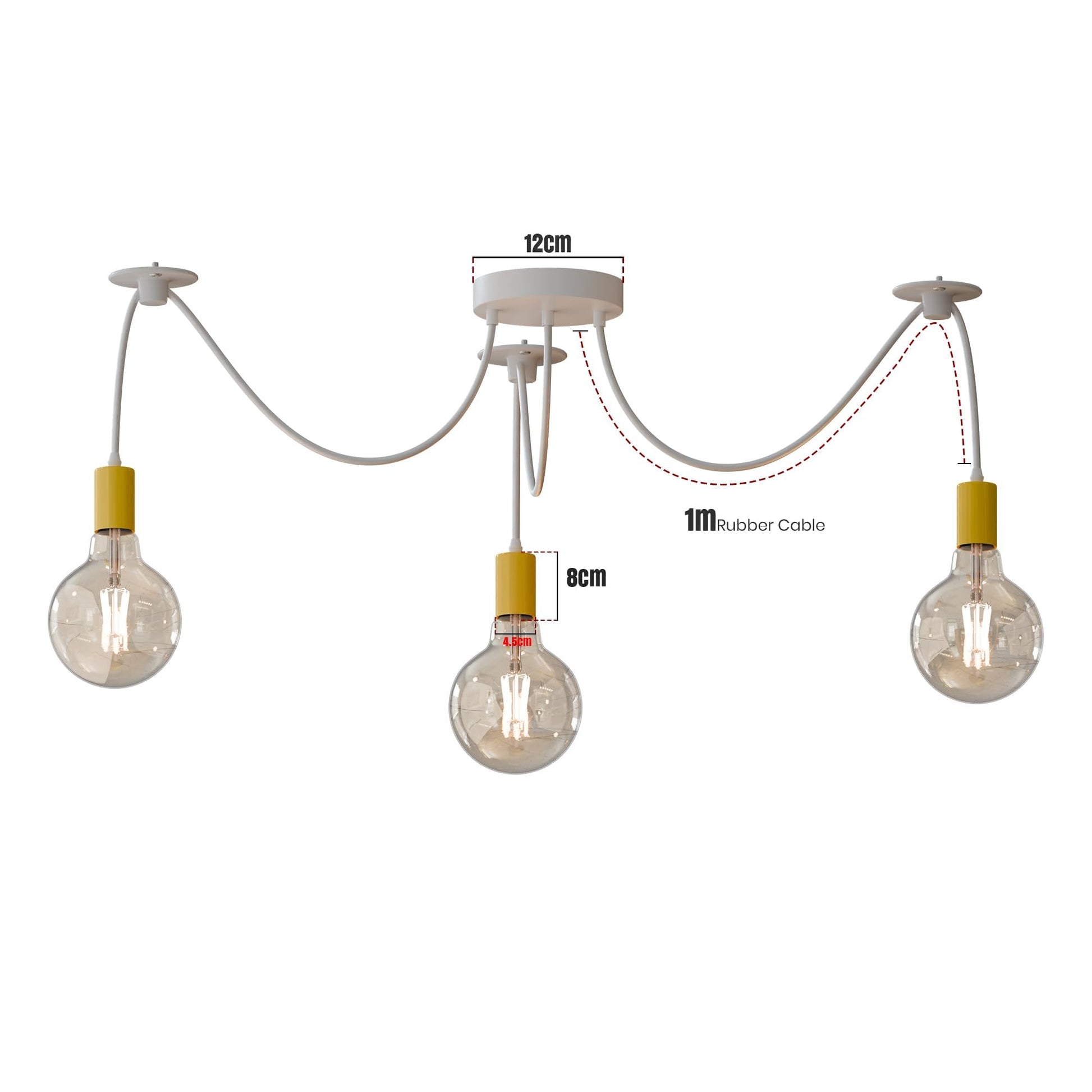 way gold adapter ceiling light