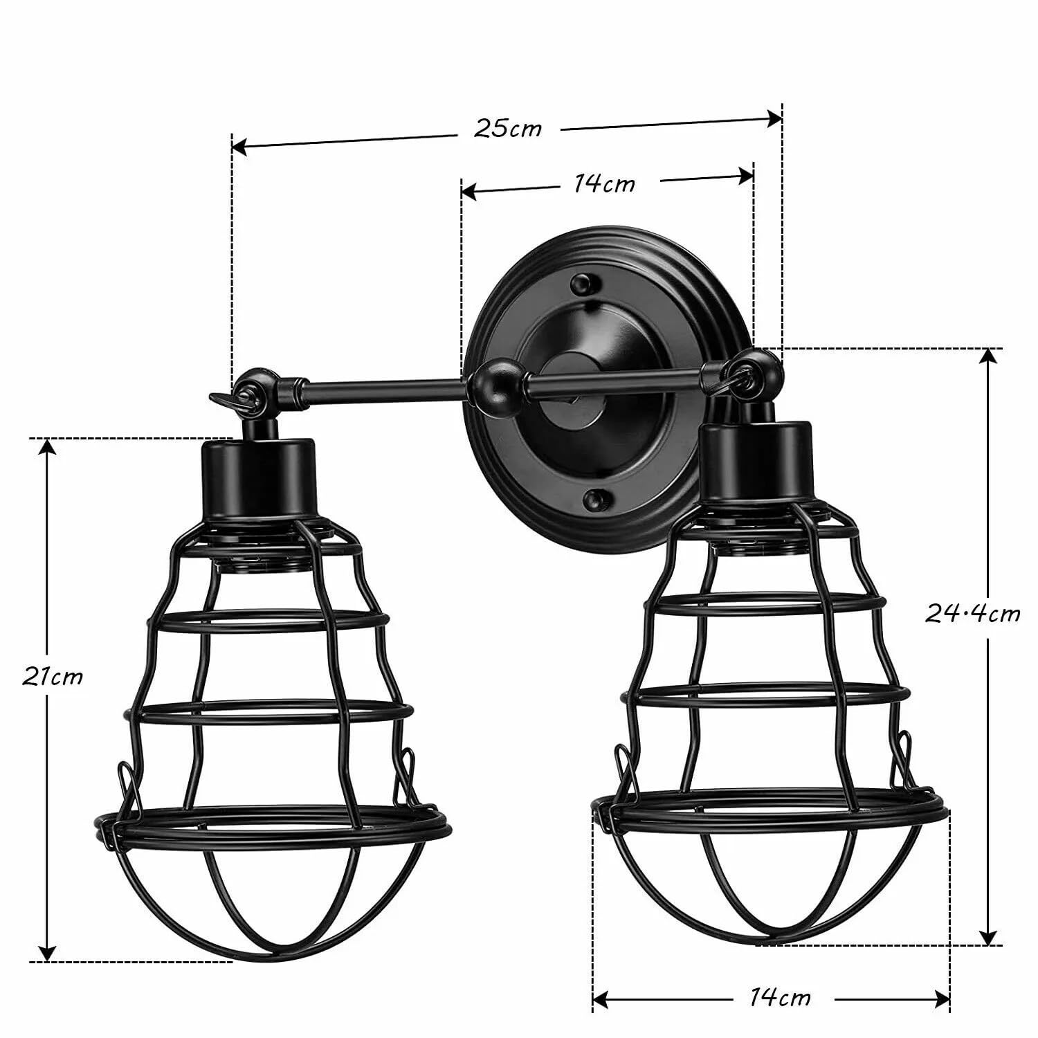 lampshade vintage wall plug