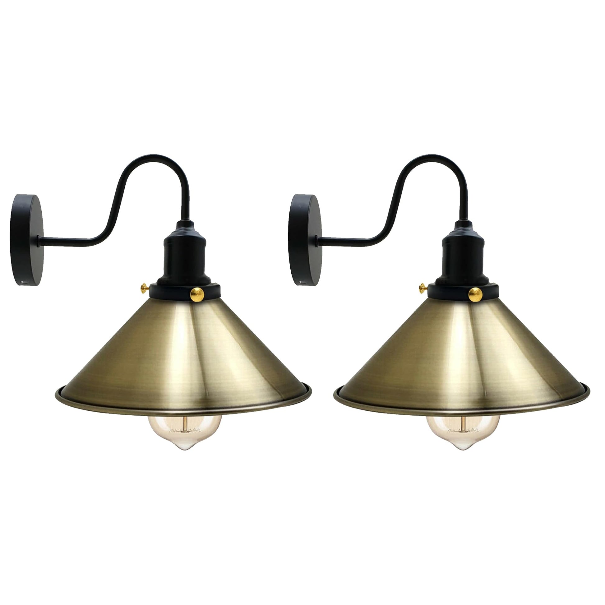 light for wall fitting neck