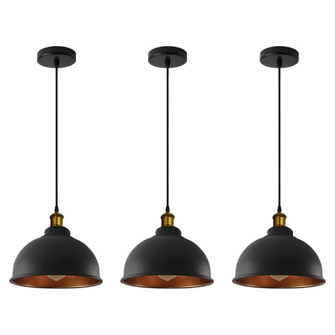 3 PCs Single Pendant Light E27 Metal ~6150