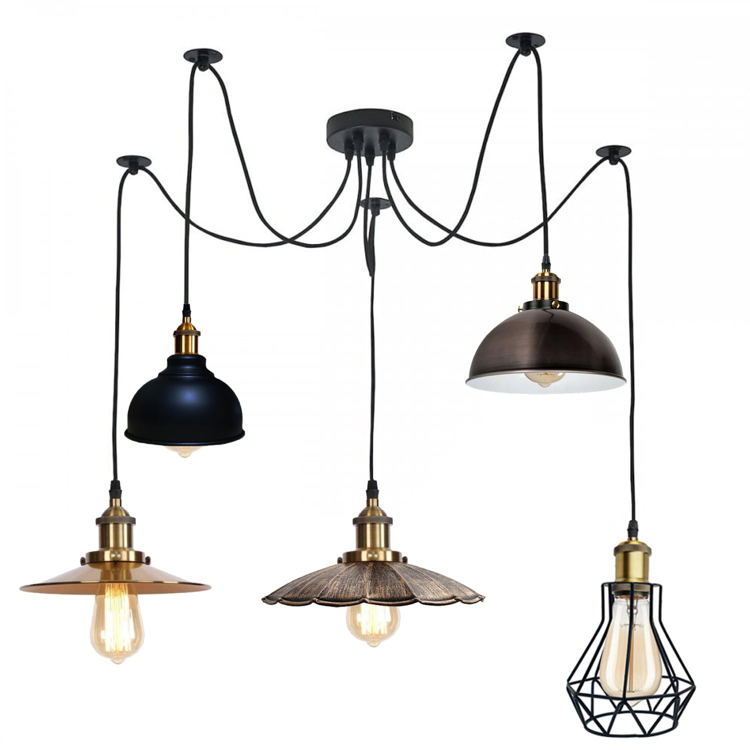light pendant spider ceiling
