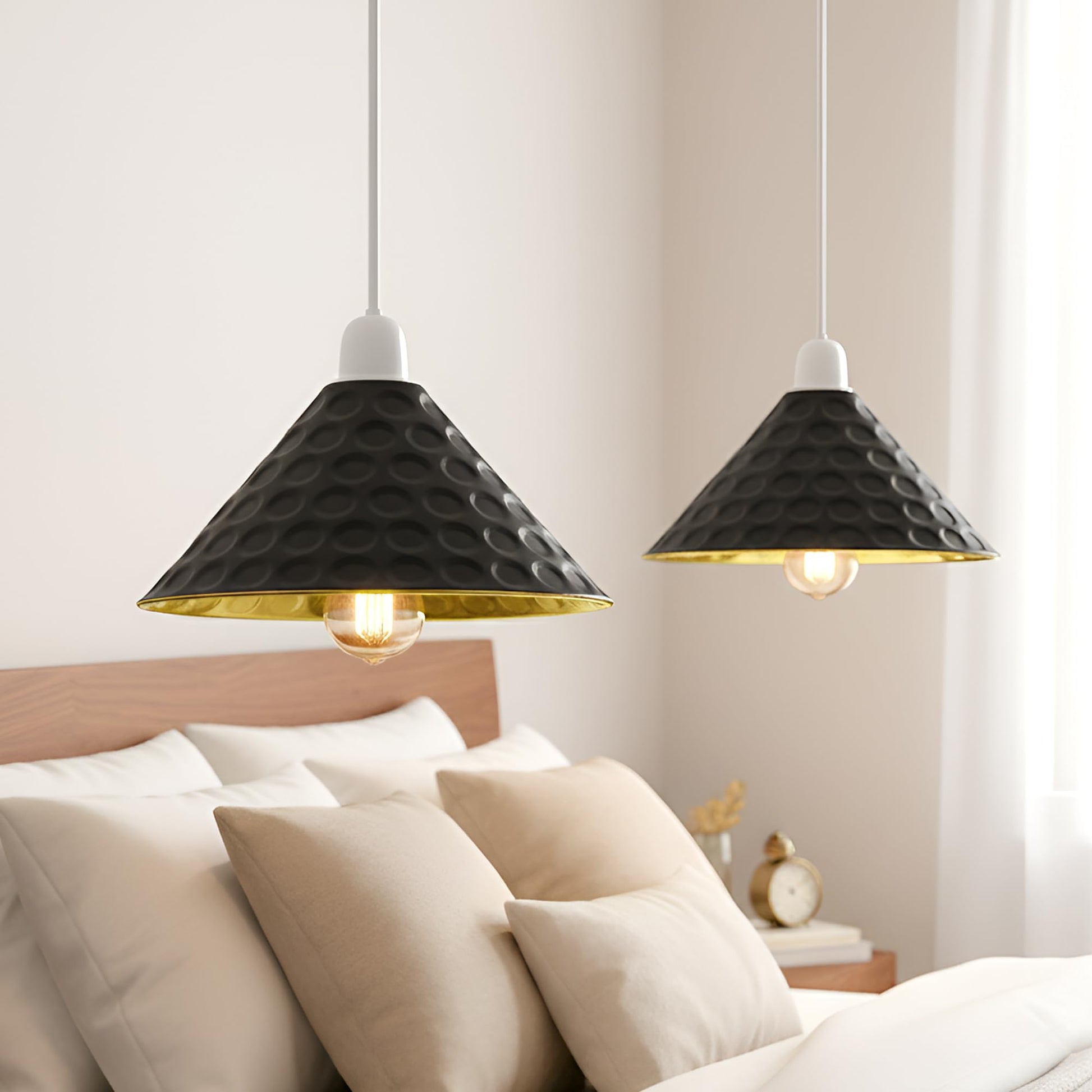 lampshade shades metal black