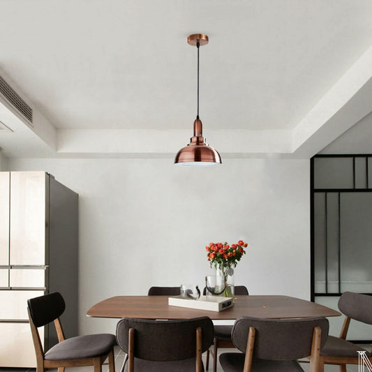 Industrial Copper colour Metal E27 Ceiling Adjustable Cable Hanging Pendant Light Fixture~1065