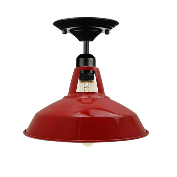 Flush Mount Metal Ceiling Light ~6823 – Red