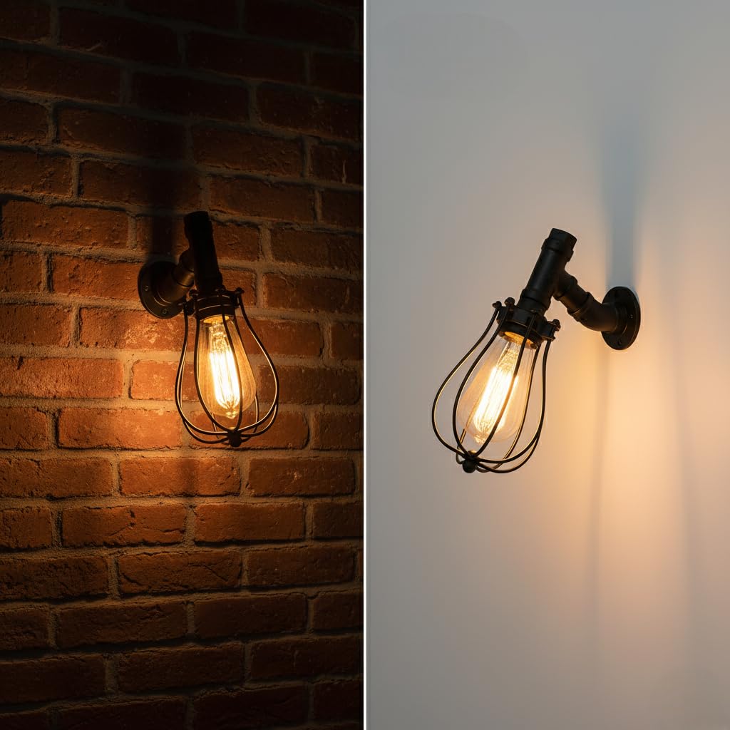 lamp steampunk pipe industrial