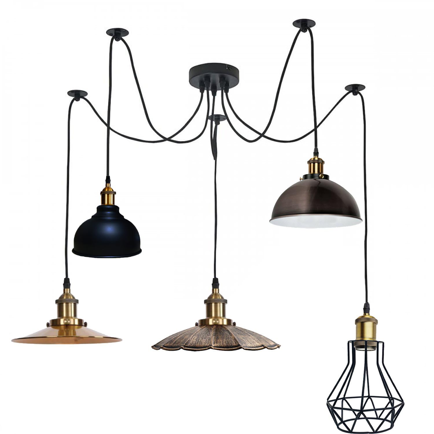 light pendant spider ceiling
