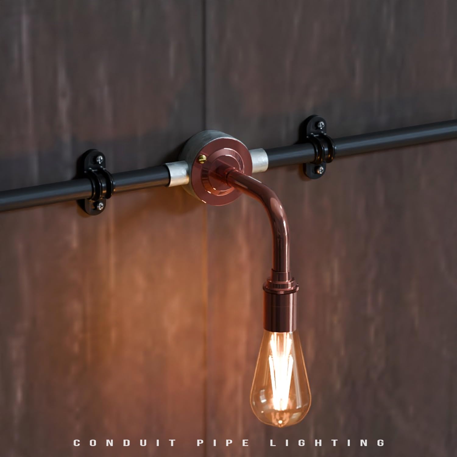 lighting tube with fittings