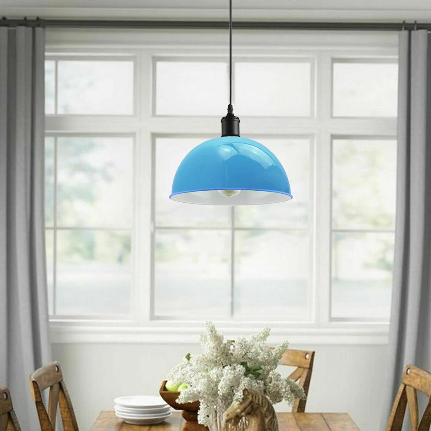 Dome shade ceiling pendant Light