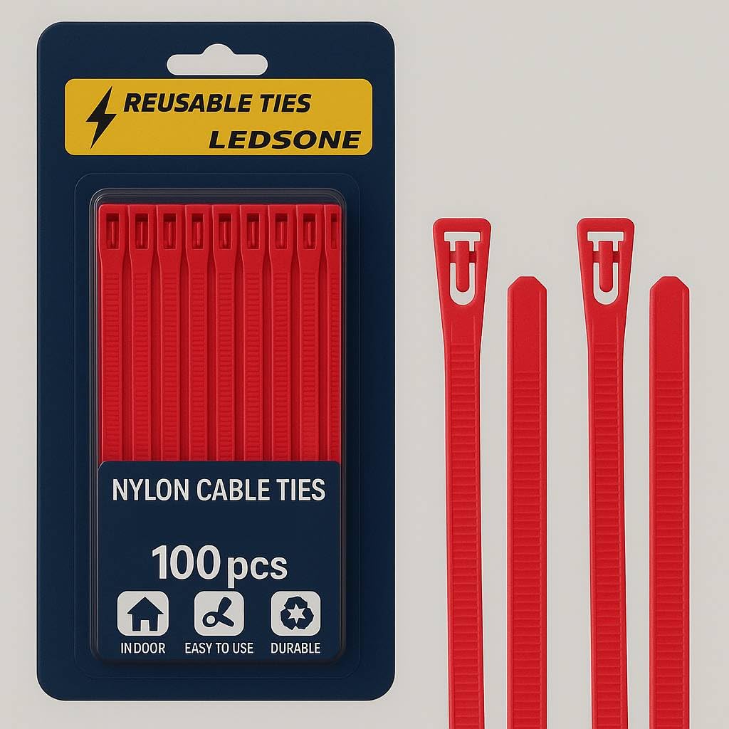 ties cables zipties white