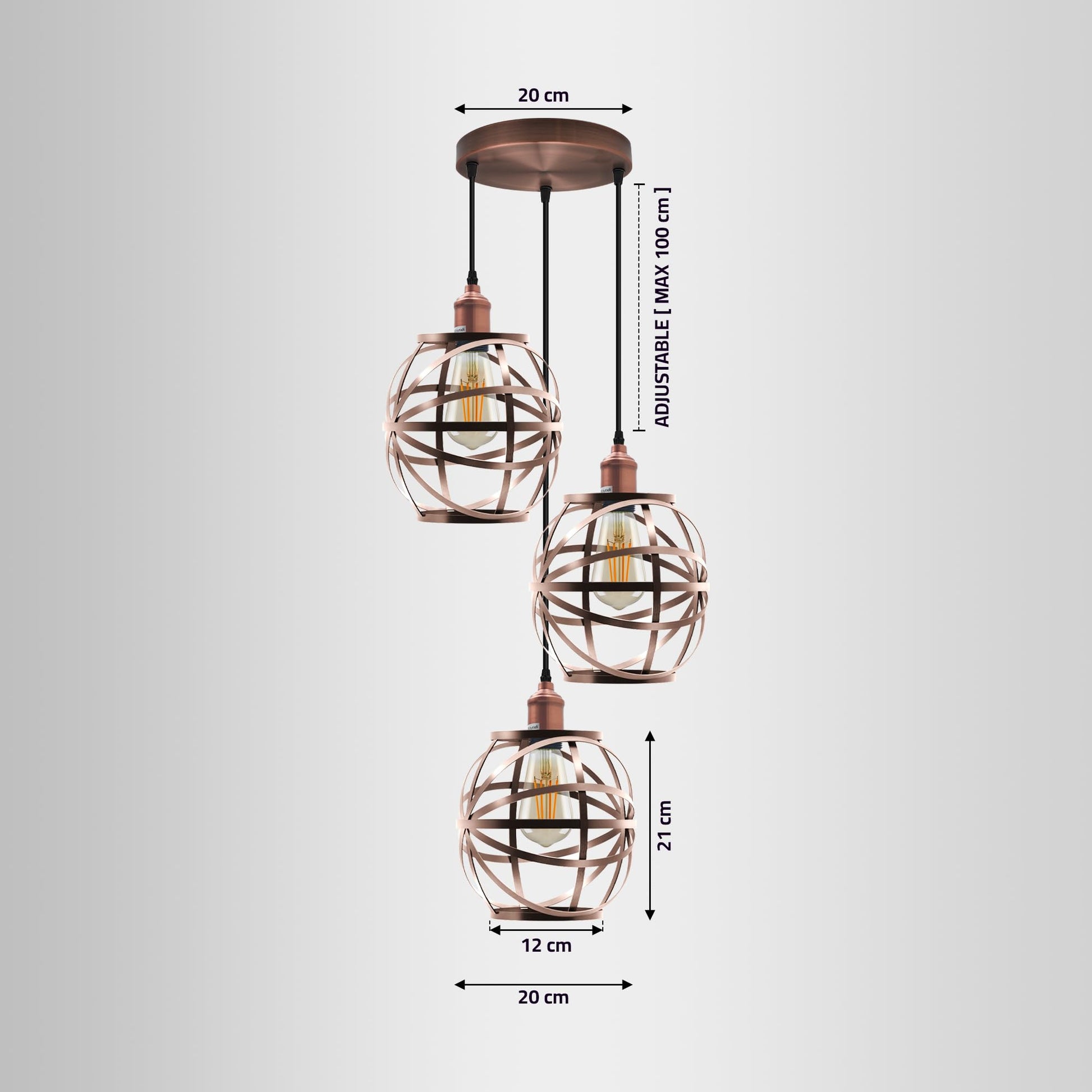 black lamp vintage stairwell