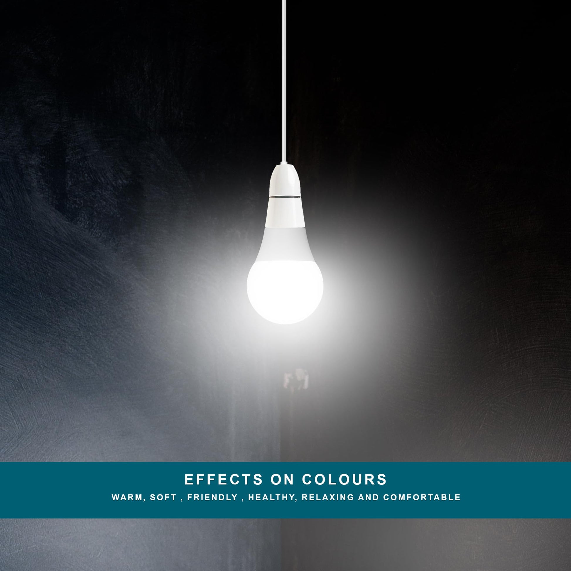 Energy saving LED bulb cool white tone