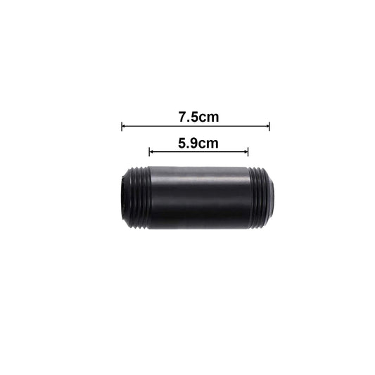 ZWART Geverfd ¾ inch cilinder BSP SMEDELBAAR Buizen IJzeren pijp Lampfitting Accessoires~3613