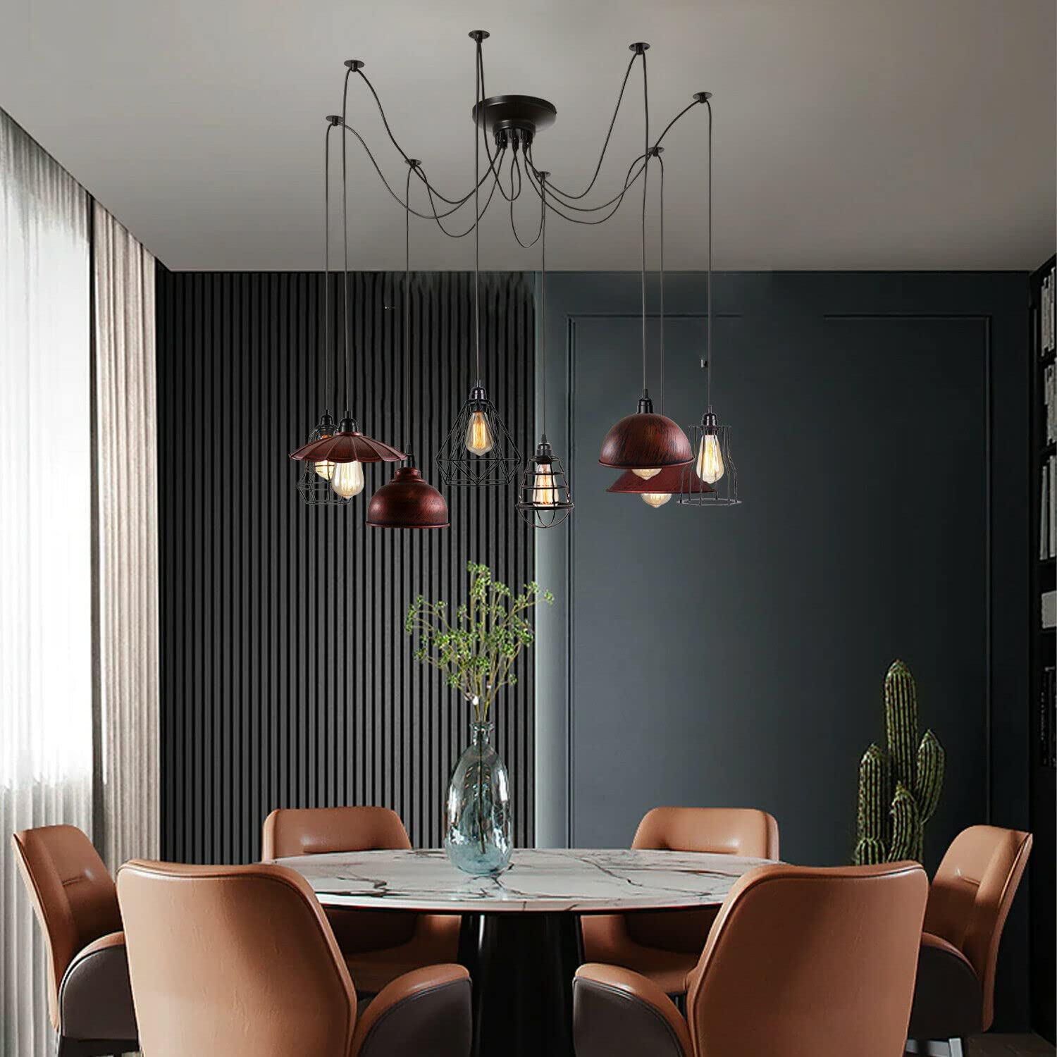 hanging sputnik spider light