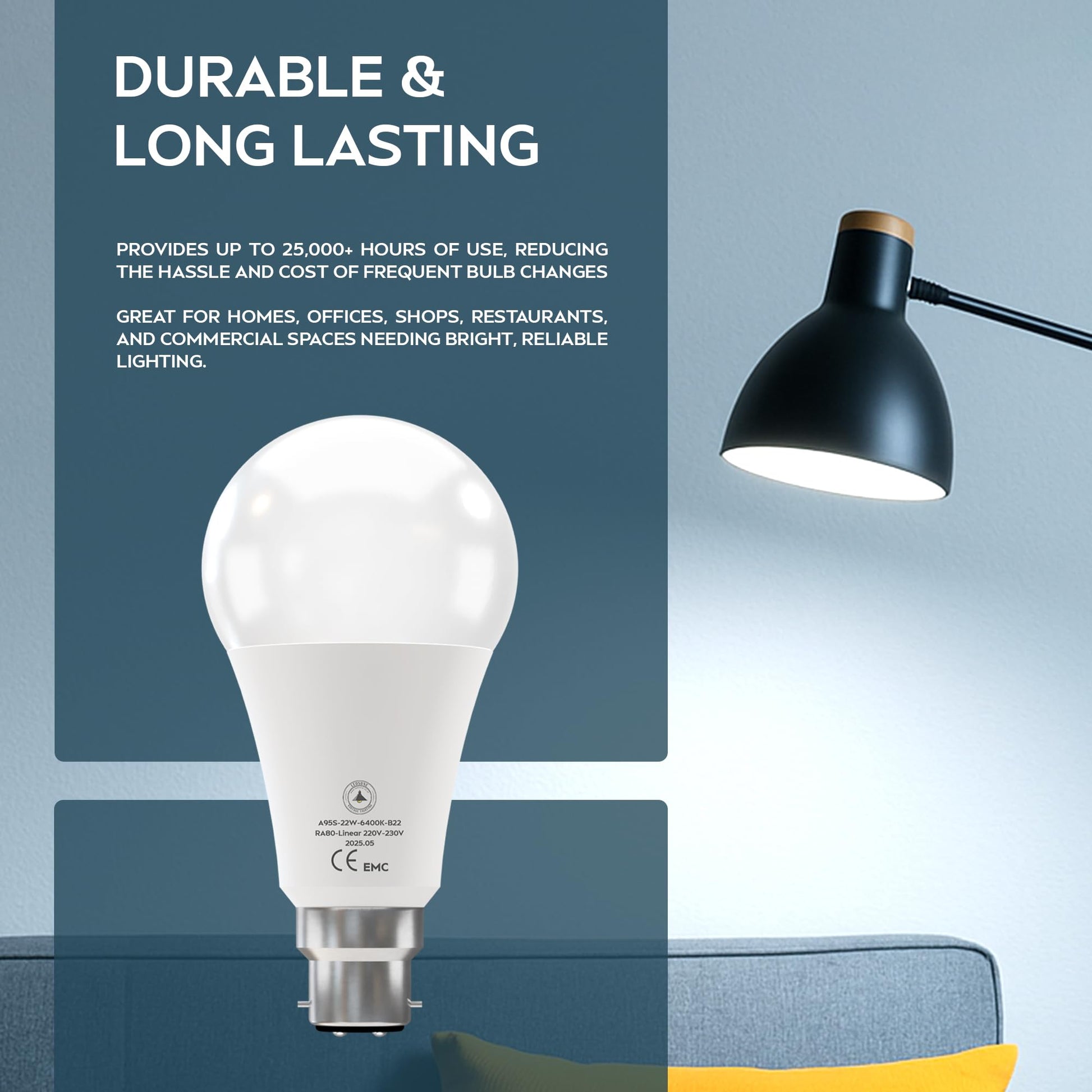 e27 a19 home 22w f a95 450lm