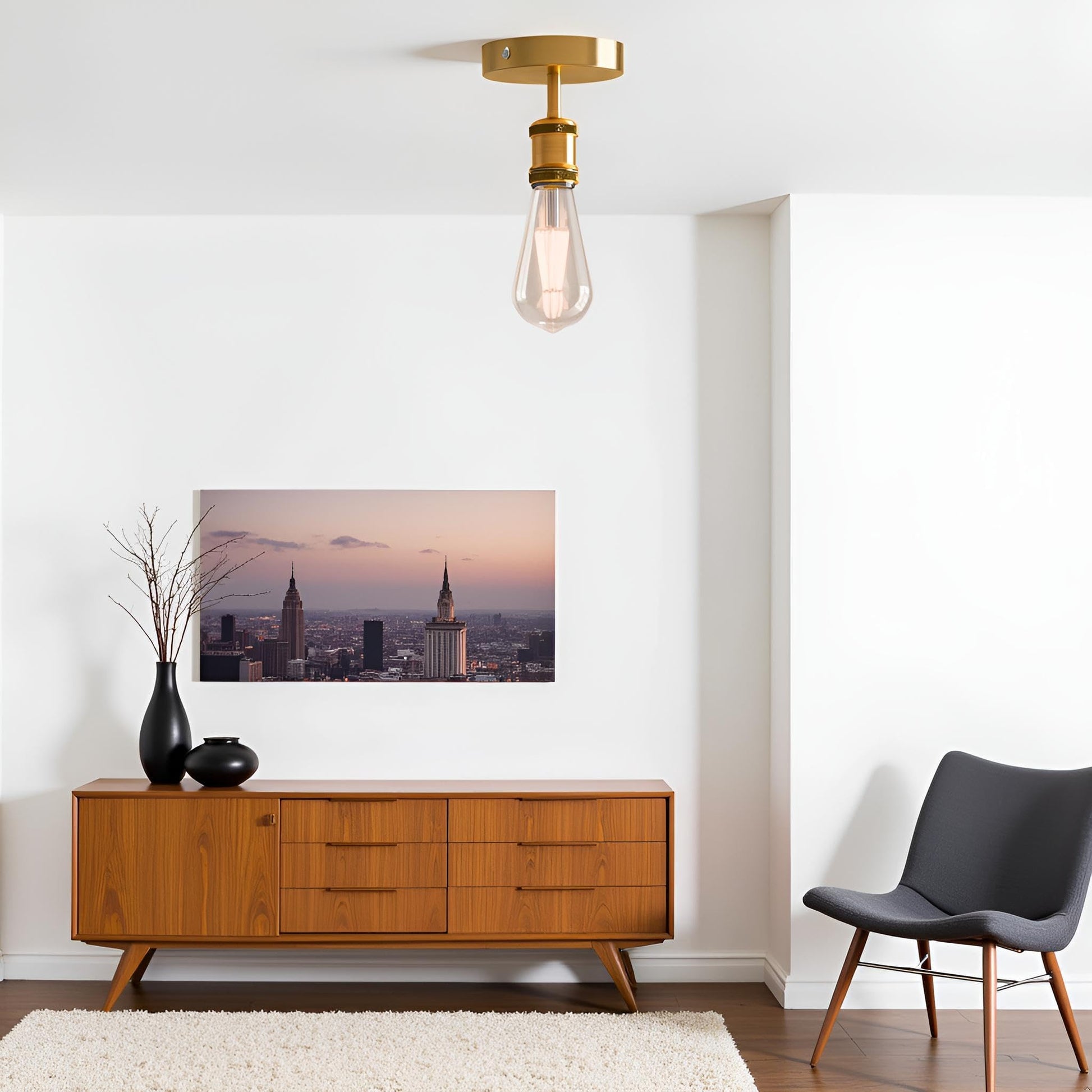 head mount ceiling e27 living