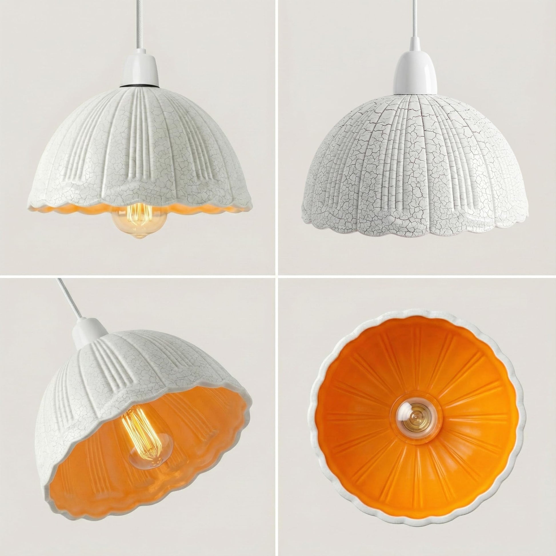 lampshade retro glass easy