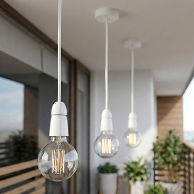 Ceiling Pendant Lamp Holder B22 H30cm ~6555