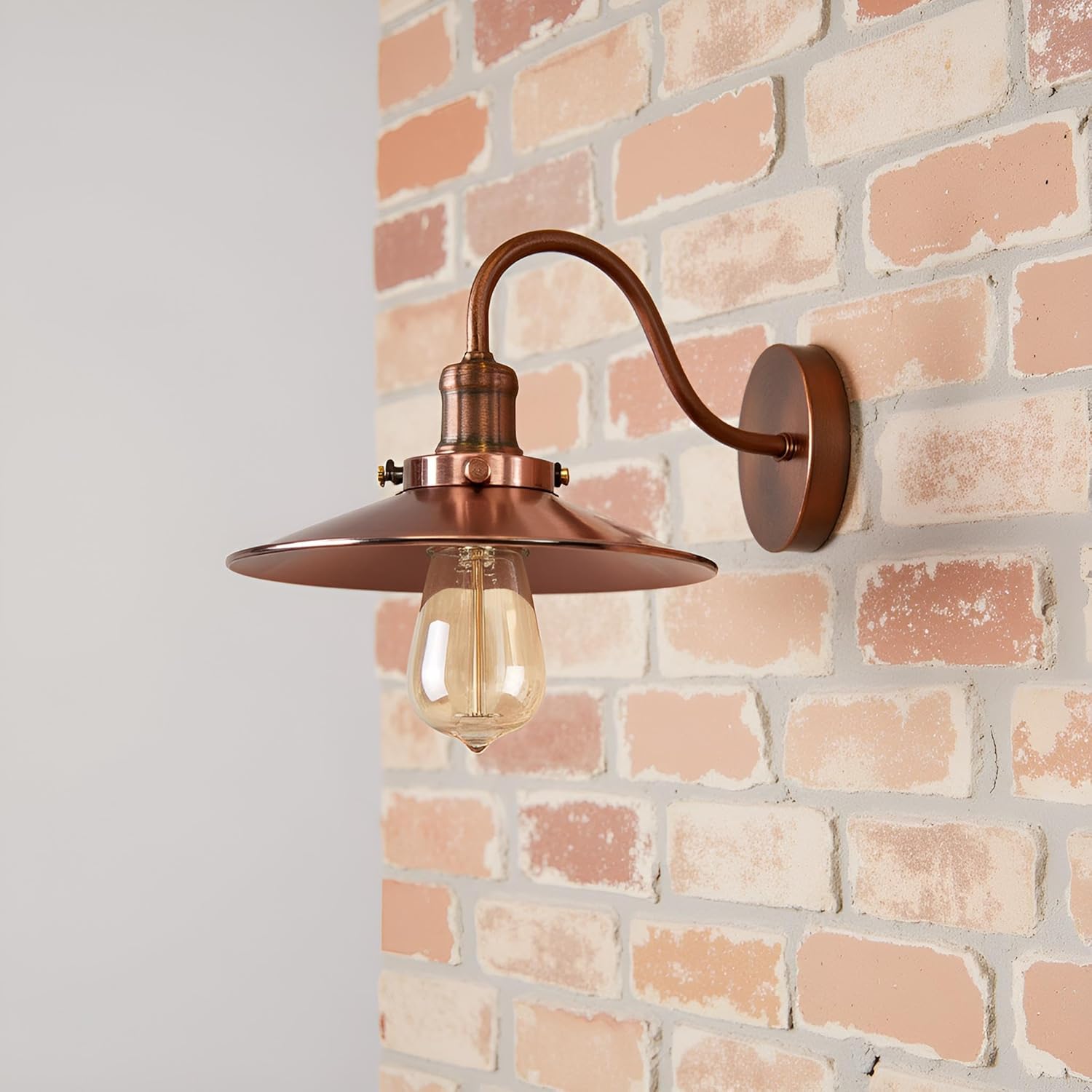 Wall lamp Wall sconce Wall light Flat ceiling light shade Lamp Shade Satin Nickel Lamp metal lamp shade wall sconce wall lights neck light picture lights for wall bathroom wall light lights for bedroom light shade lamp shade swan neck goose neck e27 wall lamp led light outdoor wall lights home decor light bathroom light fitting warm light bulb led bulb bedroom light shades vanity lights metal lampshade retro vintage industrial satin nickel wall sconce light flat lampshade