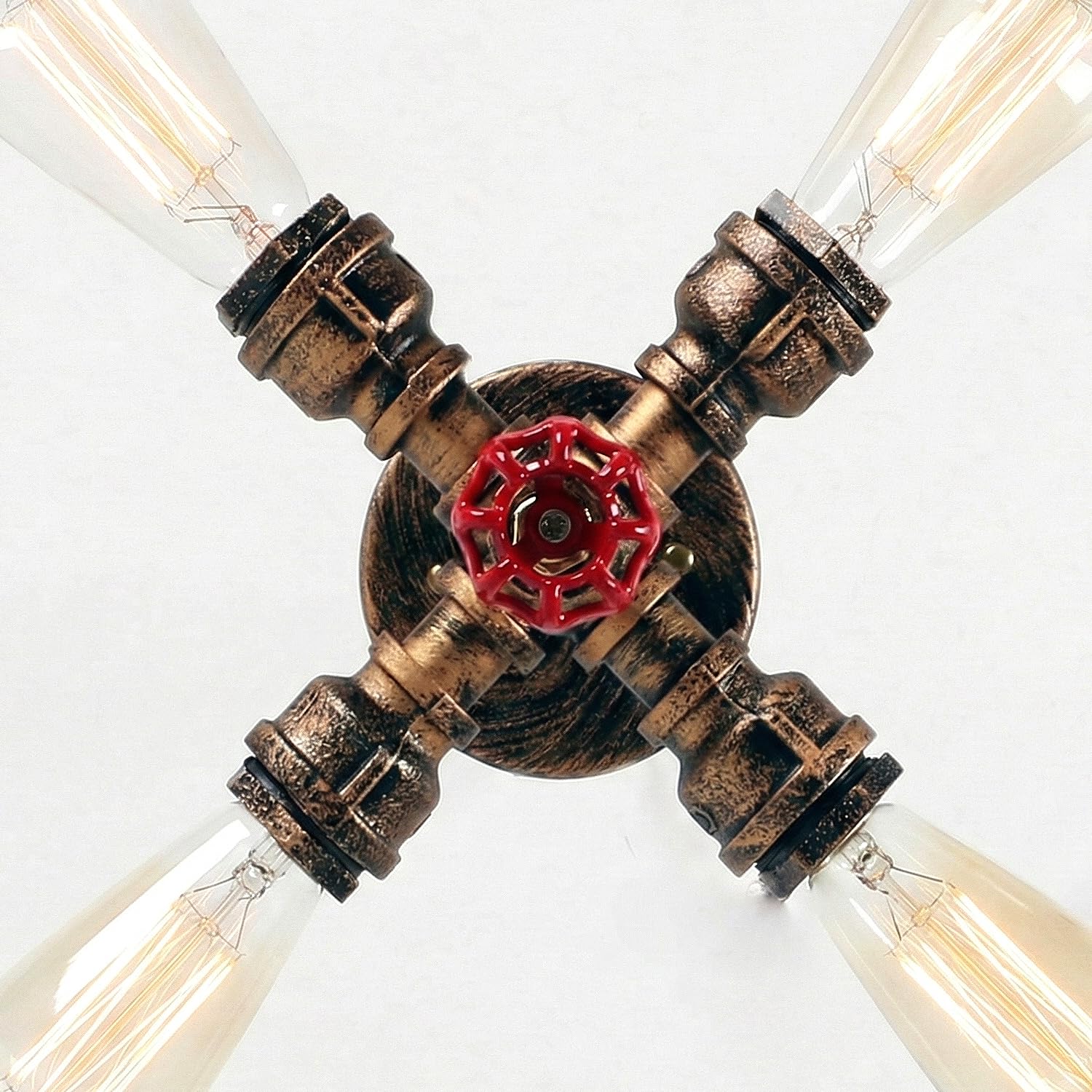 lights star bar wood retro