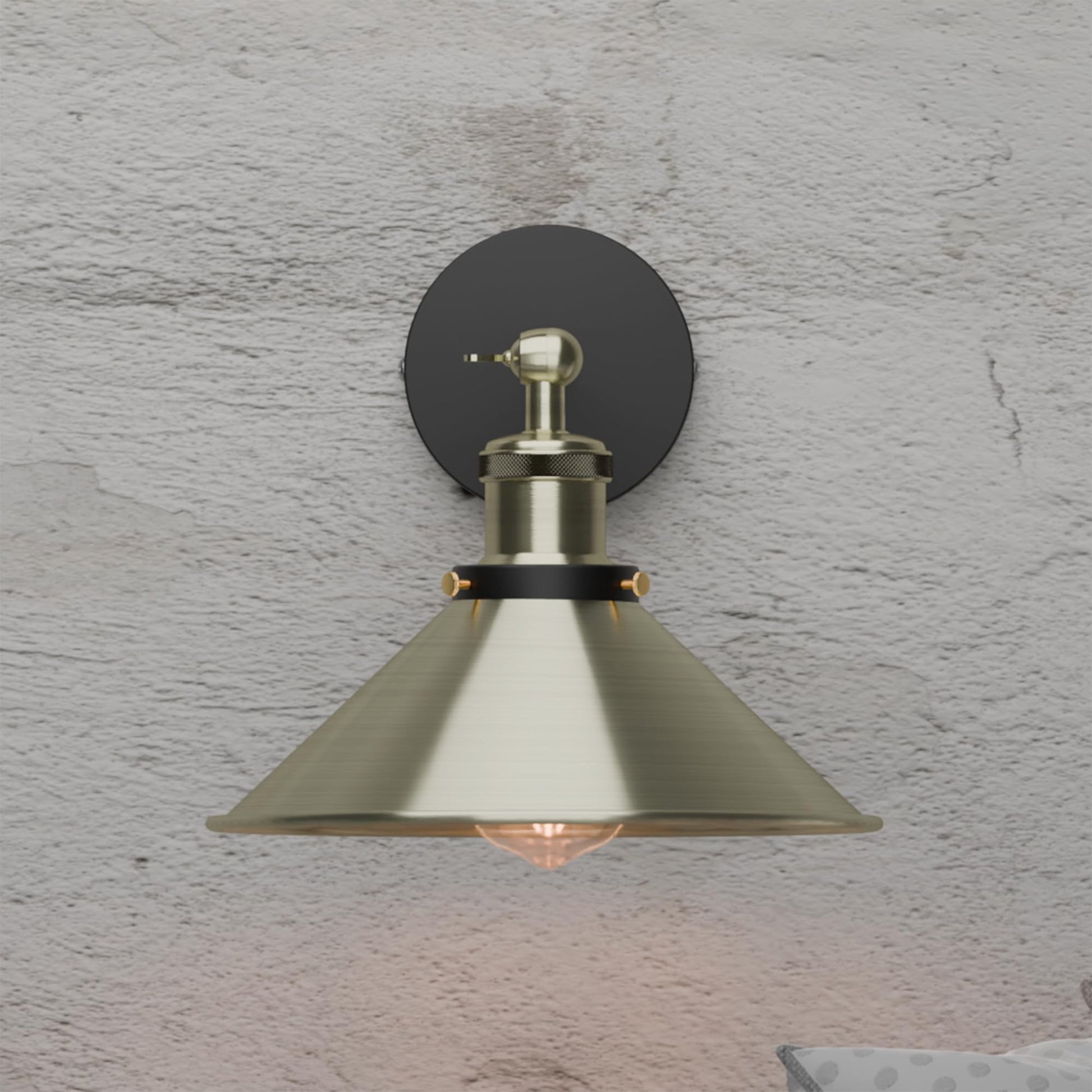 wall brass lights living light