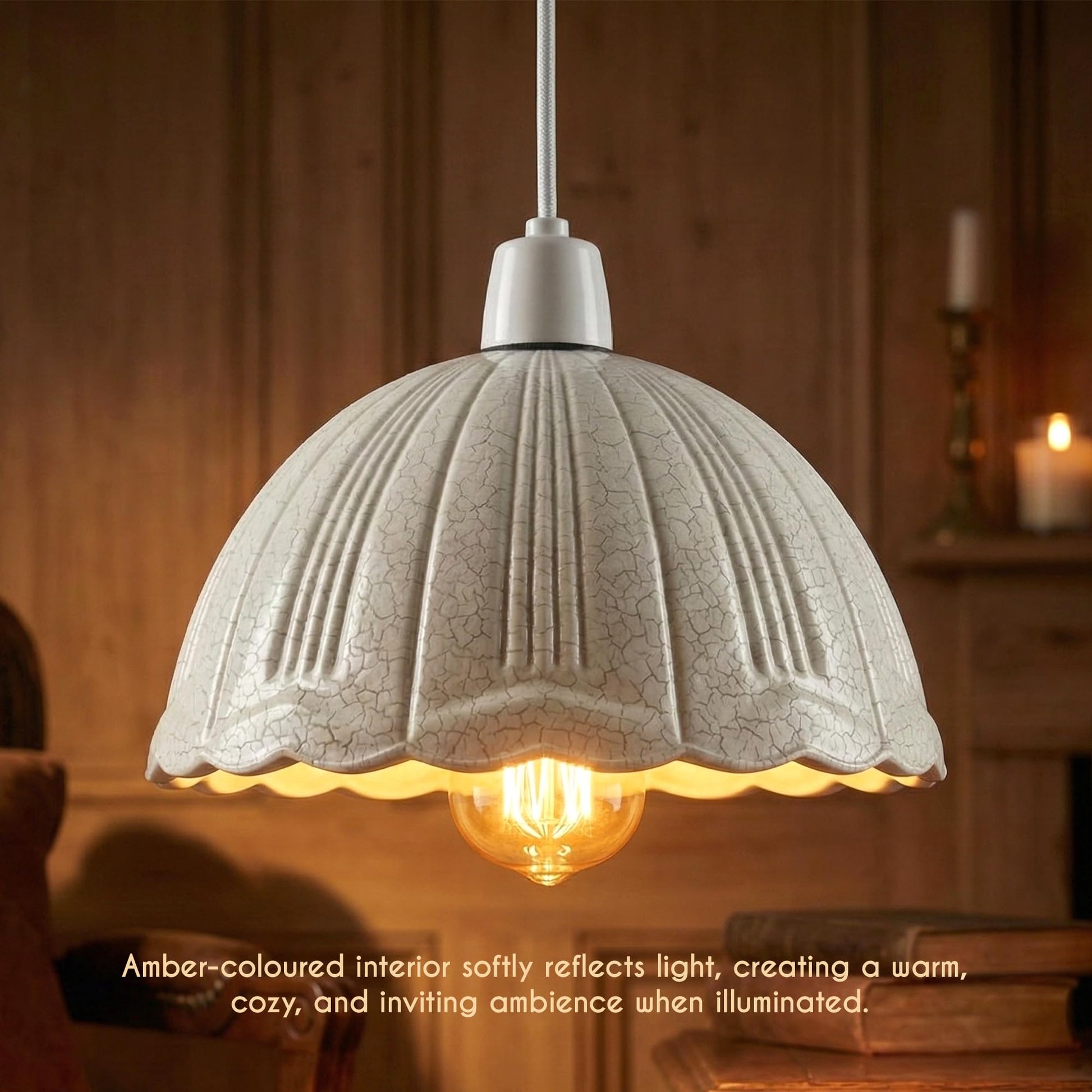 lampshade retro glass easy