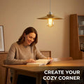 Easy Fit Metal 22cm Ceiling Light Shade Flat Industrial Pendant Lampshade ~1395
