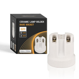E27 Bulb Holder Porcelain Ceramic Socket Heat Resistance ~2965