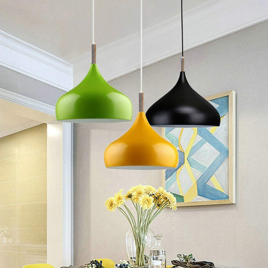 Industrial Gloss Style Lampshade Metal Hanging Ceiling Light Shade ~4980