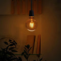 LED B22 G95 4W Filament Dimmable Warm White 2700K Bulb(Energy Saving)~3080