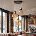 3 Light Glass Pendant Ceiling Light ~6922