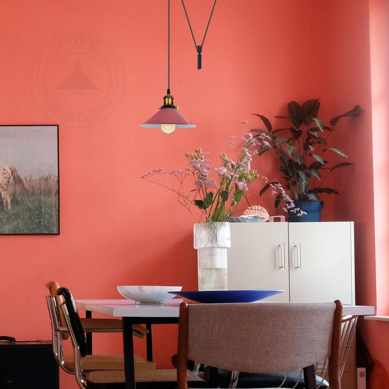 led industrial retro