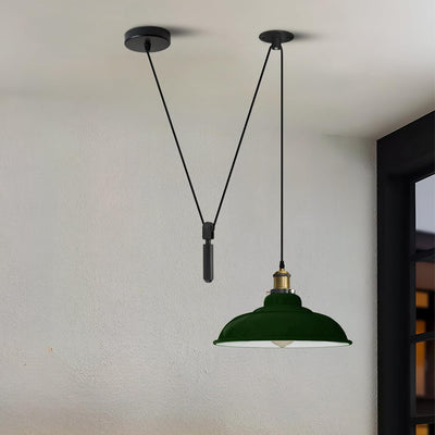 2M Adjustable Pendant Light Pulley Green ~6479