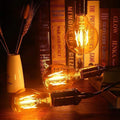 Paquete de 3 bombillas LED retro vintage G125 E27 de 8 W, regulables, estilo globo, ~4163