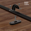 20mm Metal Distance Saddle Conduit Pipe Lighting Clip~6289