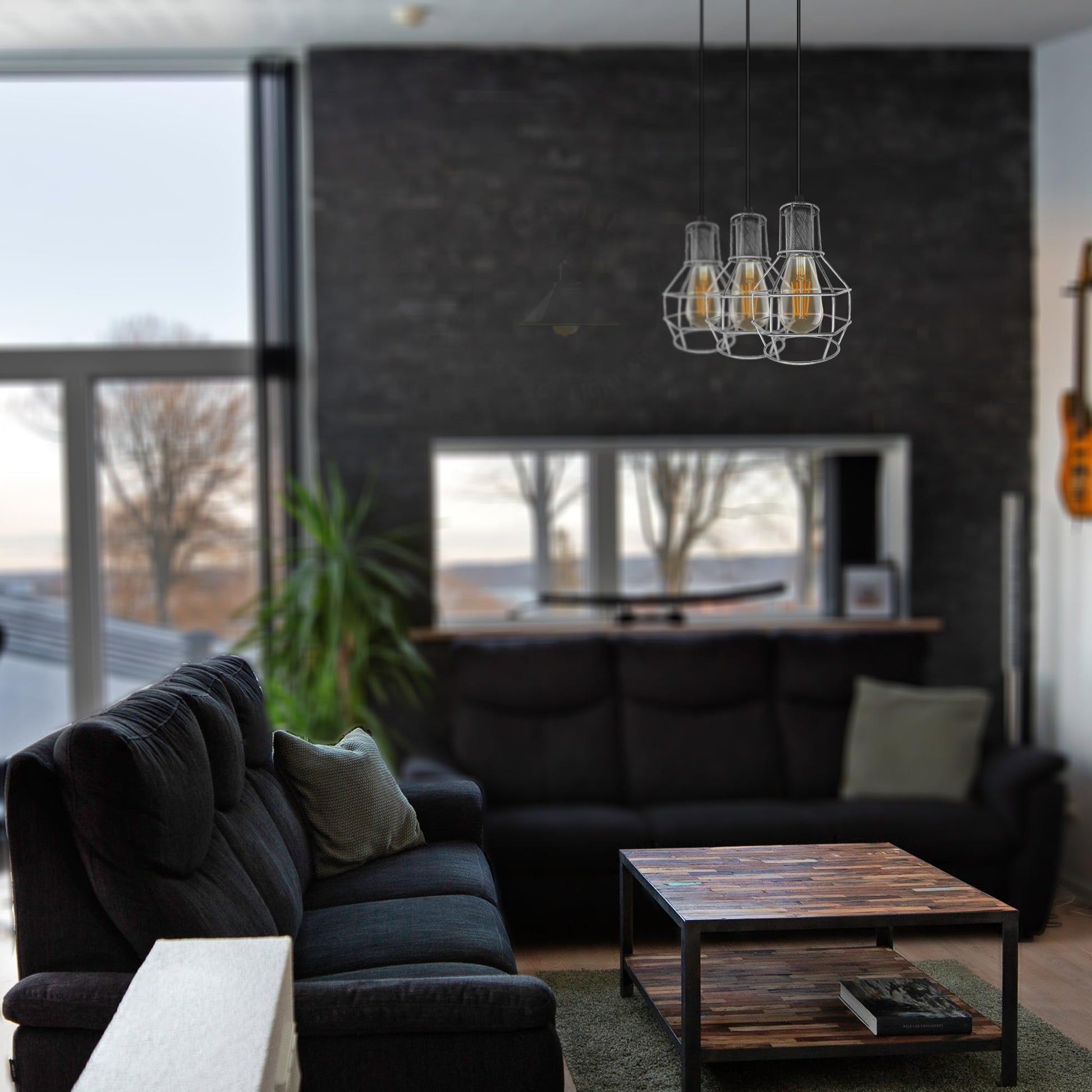 vintage industrial pendant chandelier