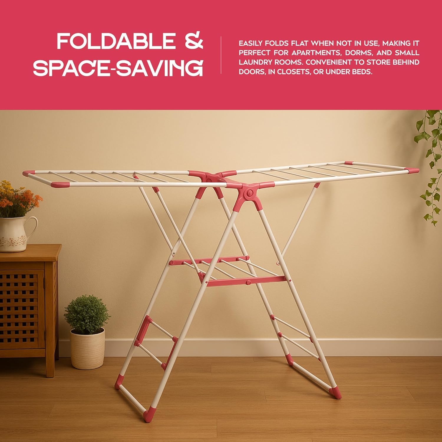 clothes 2 airer tier durable