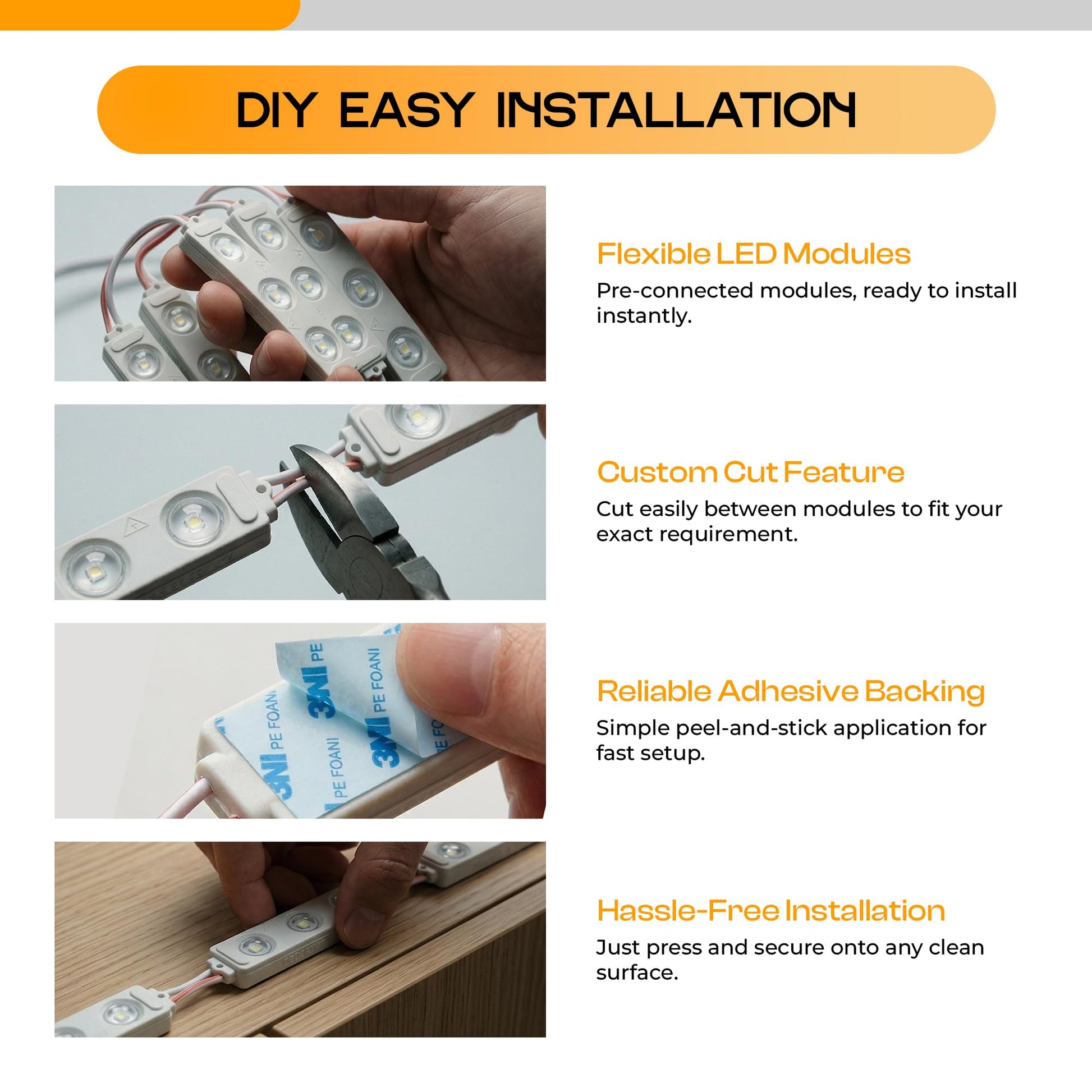led sign module diy commercial