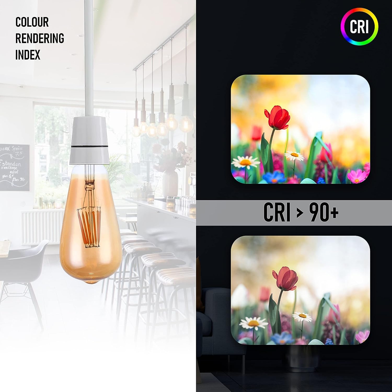 led light teardrop 8w decorati